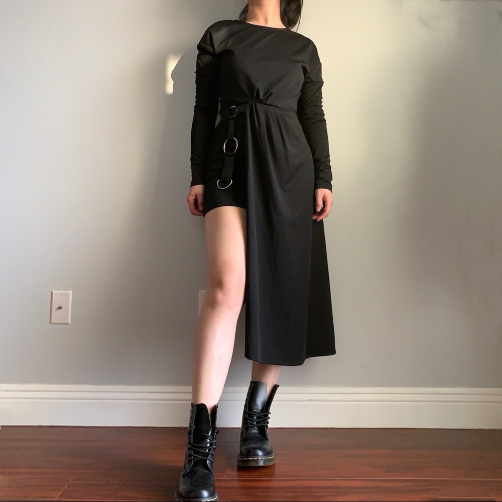 Disturbia asymmetrical gothic dress